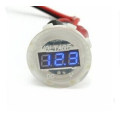 Motorrad Auto Digital LED Voltmeter Wasserdicht Volt Panel Meter Gauge Klar 12V-24V